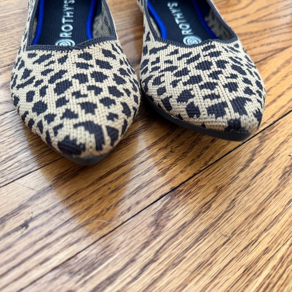Rothy's The Point In Leopard Print (Size 10) - image 2